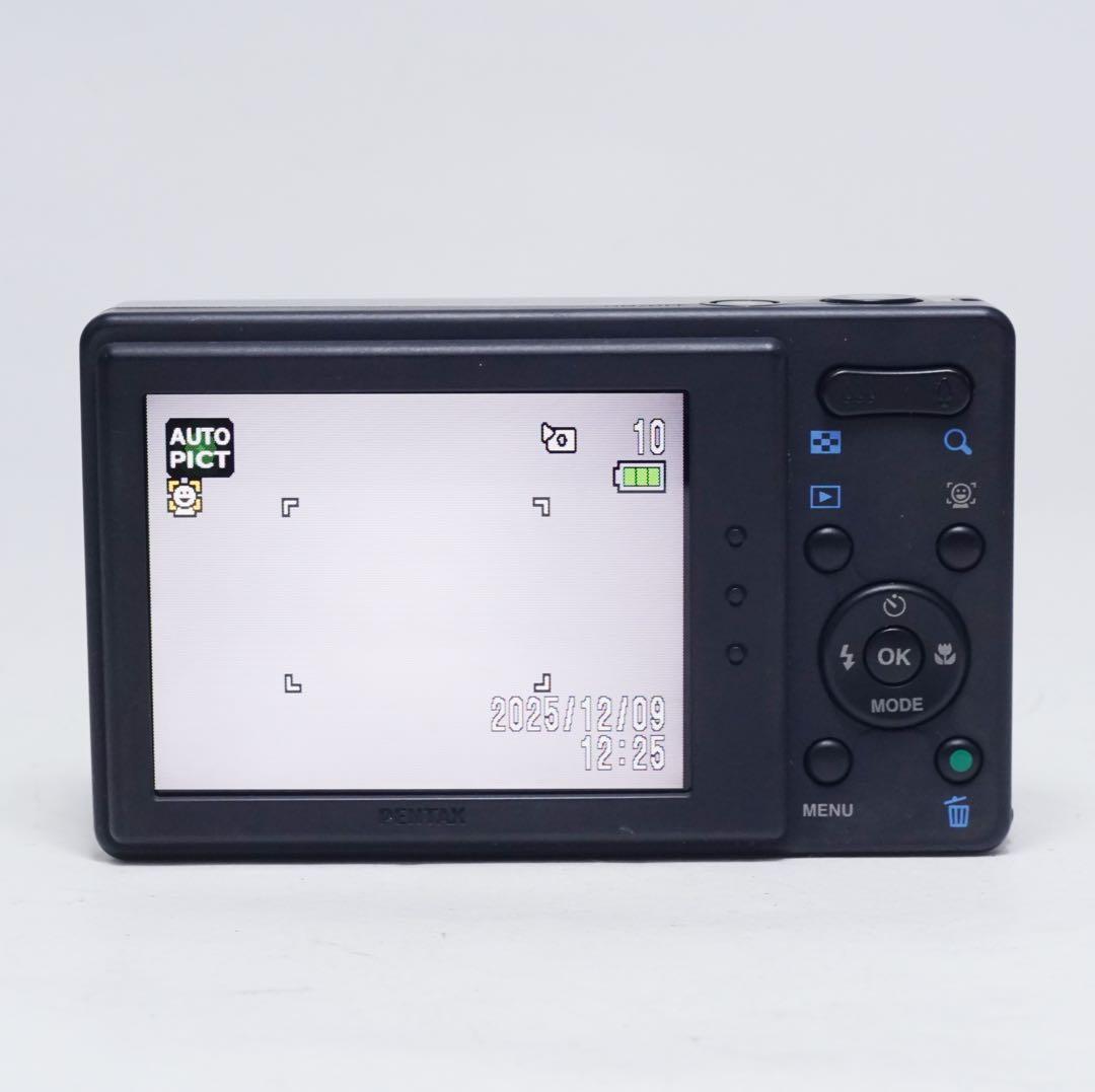 動作確認済 極美品 PENTAX Optio H90 ホワイト コンデジ