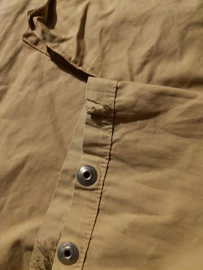 セットアップ リバーシブル 実物ドイツ軍 スノーパーカー ジャケット 後染め