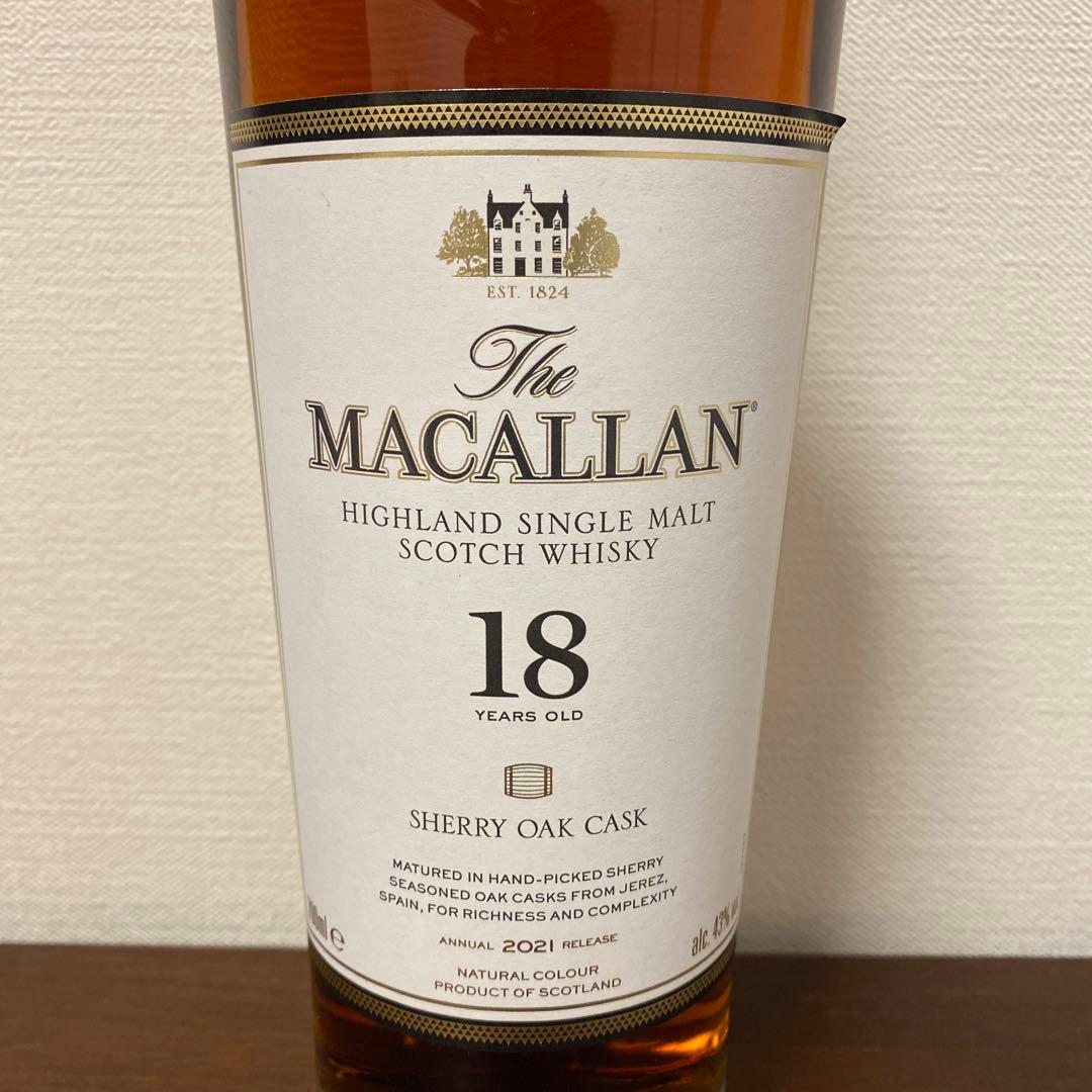 希少品☆ザ・マッカラ18年☆新品未開封品☆