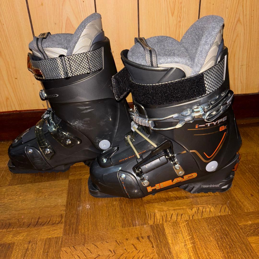 HEADスキーブーツ 男性用 ブラック/オレンジ