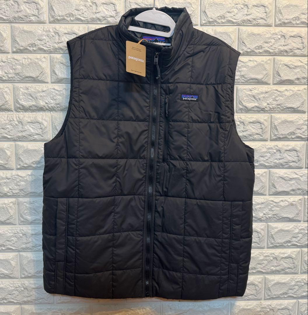 【Patagoniaパタゴニア】メンズ・ライト・ガスト・ベスト　Lサイズ 黒