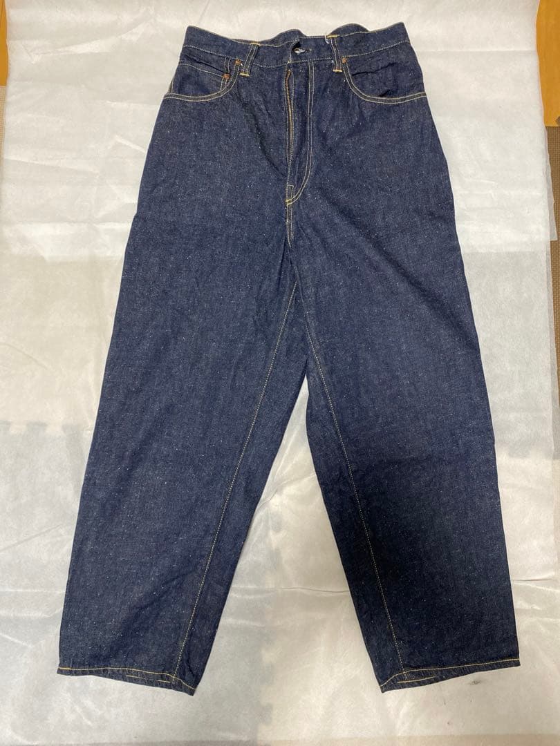 東洋エンタープライズ　ゴールド　デニムパンツ サイズL 美中古品