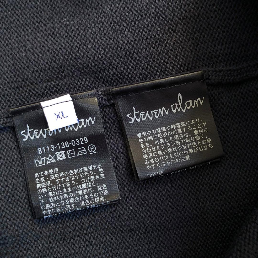 Steven Alan コットン スキッパー ルーズフィット ニット セーター