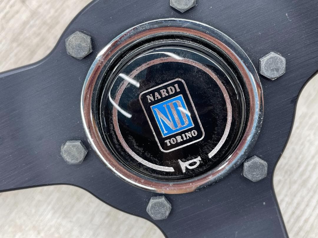 NARDI ステアリング スポーツ タイプラリー スエード 34㎝ ナルディ