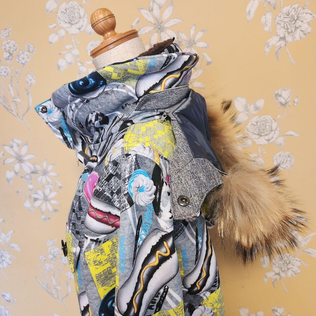 美品！　TRANSCOOT スキーウェア 上下セット　マルチカラー サイズ9