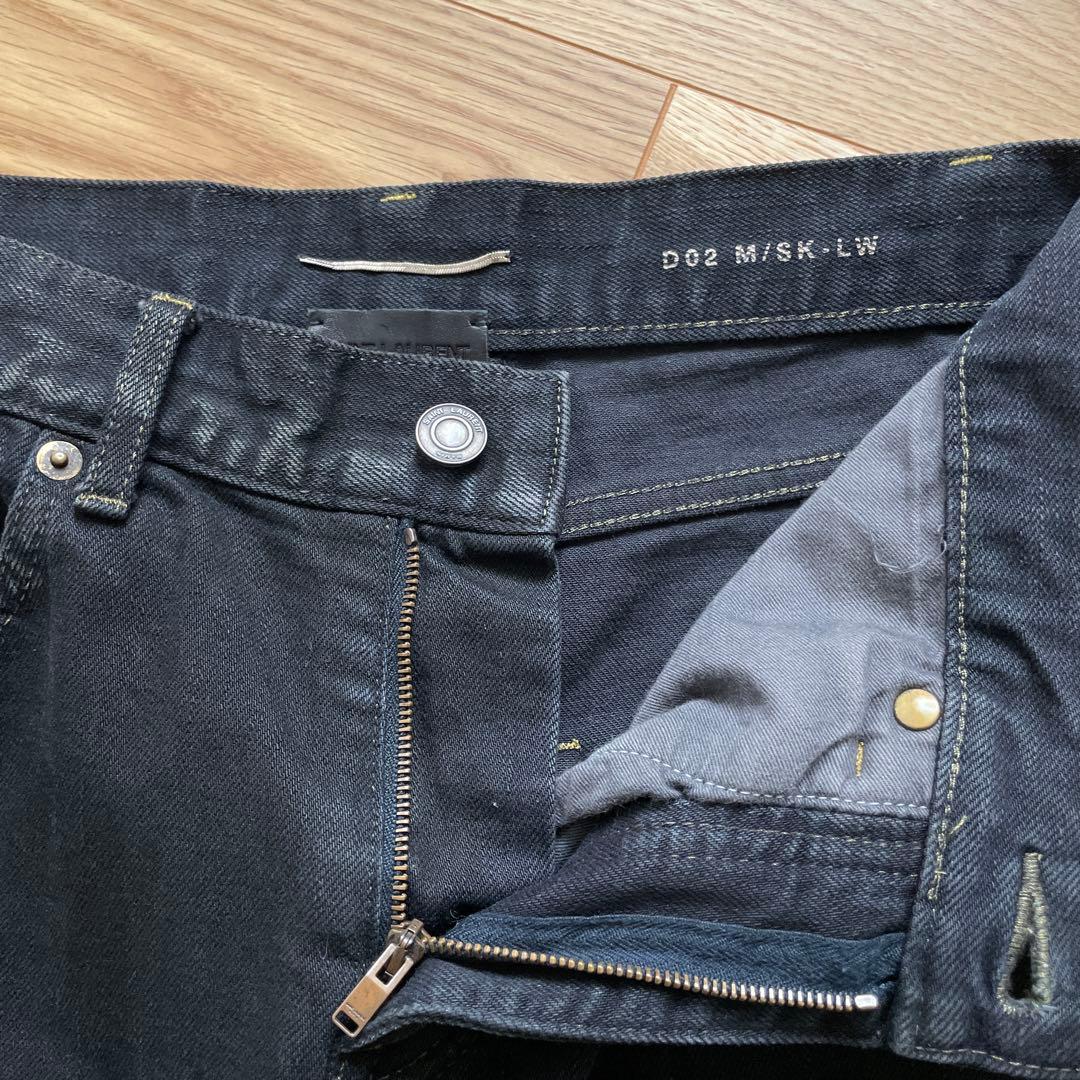 saint laurent サンローラン　エディ期　デストロイスキニーデニム