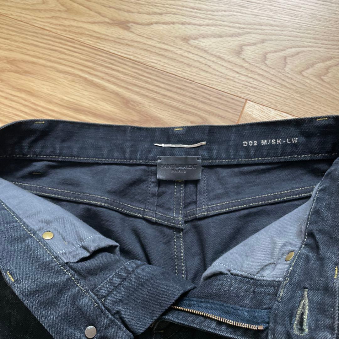 saint laurent サンローラン　エディ期　デストロイスキニーデニム