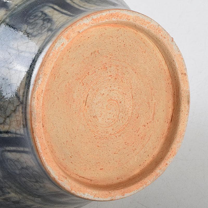 中国　安南染付　雲龍文　壷　C　9161