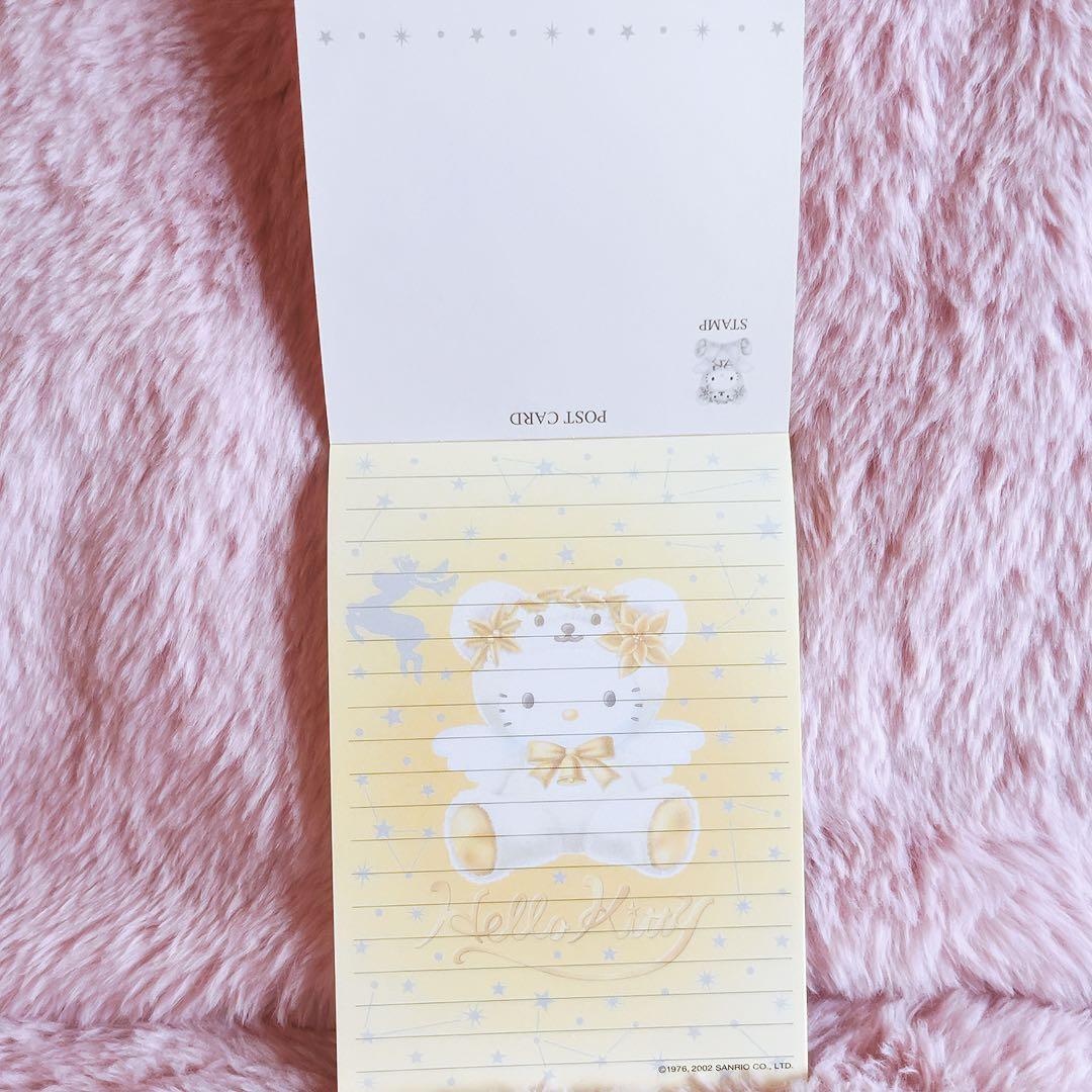 希少レア　ハローキティ　エンジェルベア　レターセット　メモ　2002 サンリオ