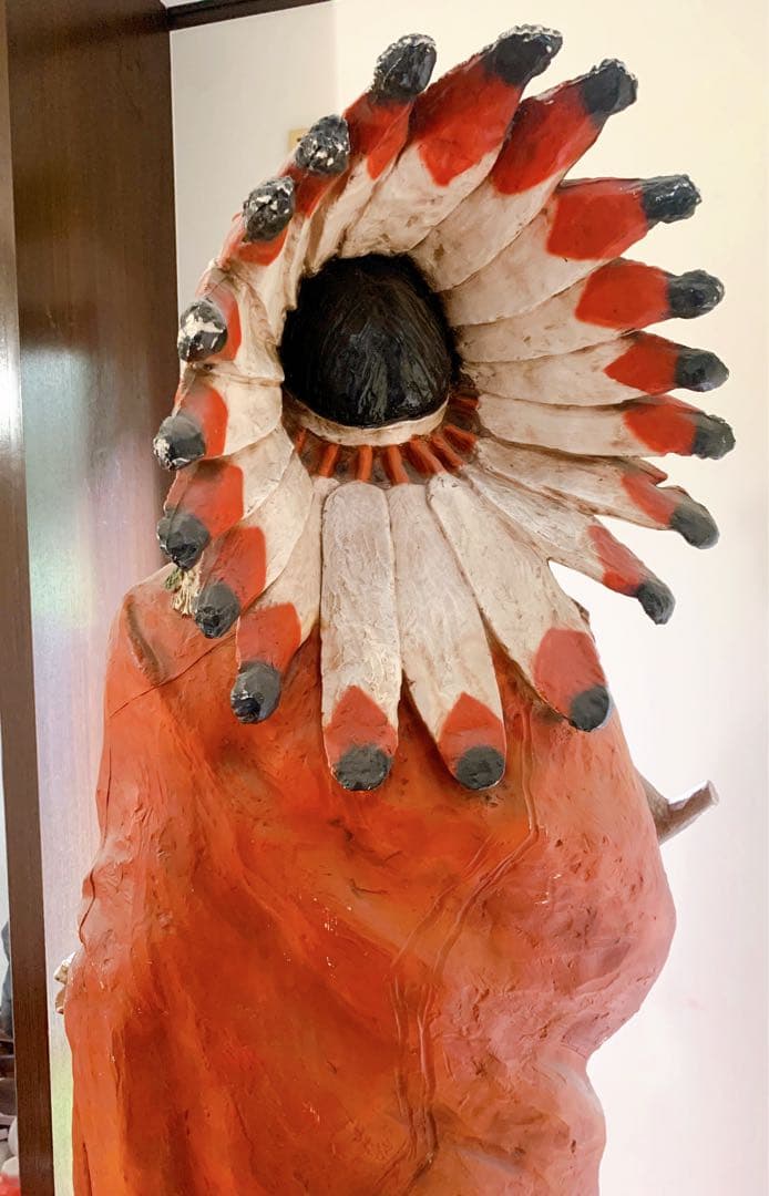 超希少！日本でこの一体のみ！インディアンオブジェ、ネイティブアメリカン！