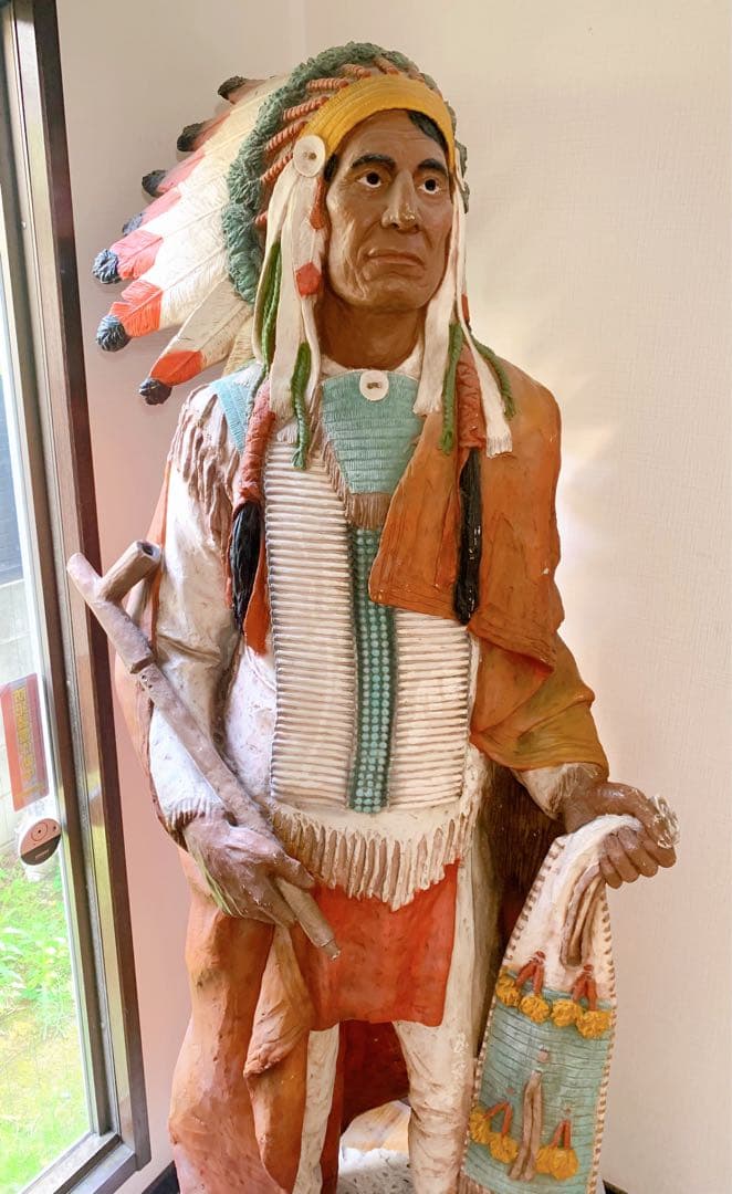 超希少！日本でこの一体のみ！インディアンオブジェ、ネイティブアメリカン！