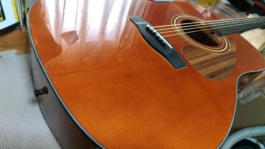 ❤️弦高調整済！YAMAHA ヤマハ F-600 (*゜▽゜)ノ木のピックガード