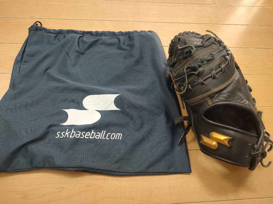 SSK 軟式野球　ファーストミット 収納袋付き