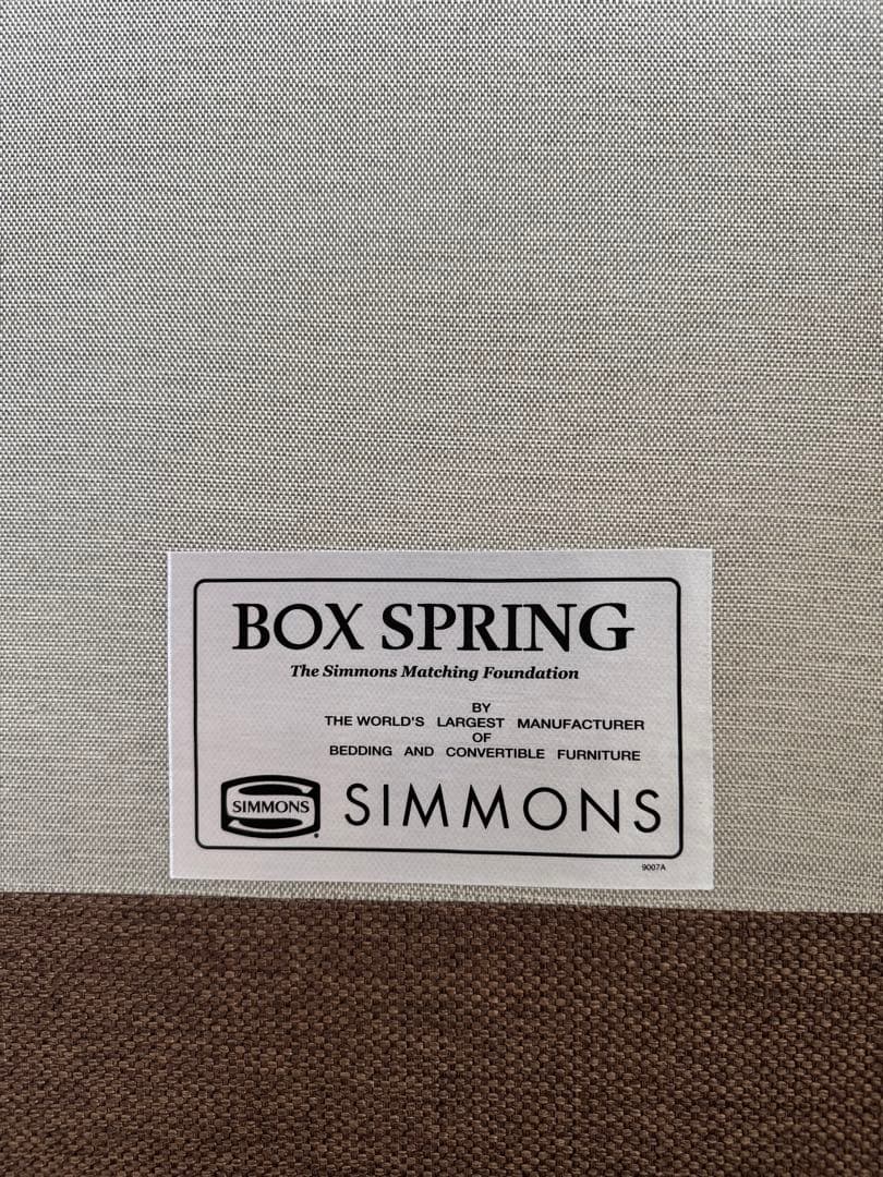 シモンズ SIMMONS BOXSPRING シングル