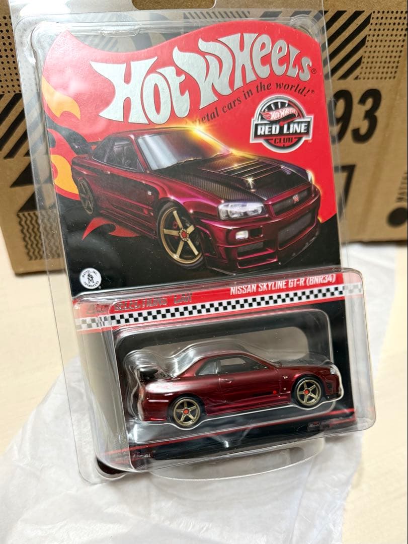 送料込★新品★ホットウィール★RLC限定★日産 スカイライン GT-R R34
