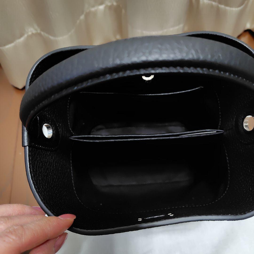 【本日限定価格】【極美品】michino バゲットバック オデオンミニ ブラック