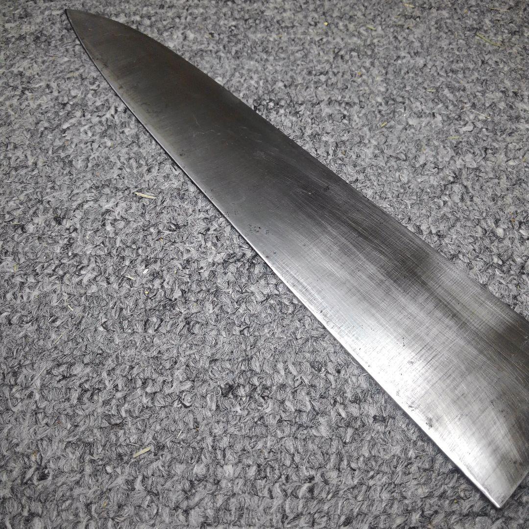 中古　牛刀(黄金剣・本鋼) 刃渡り27cm