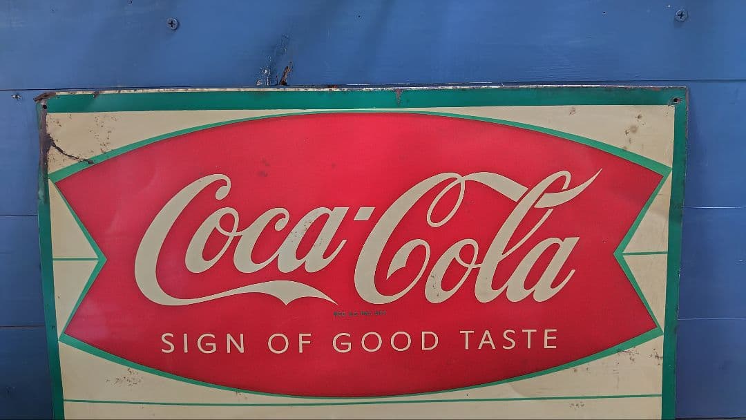 【激レア／ヴィンテージ】Coca-Cola コカ・コーラ 看板