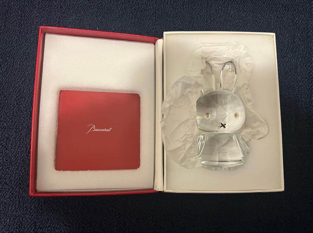 ミッフィー　バカラ　Baccarat クリスタルフィギュア