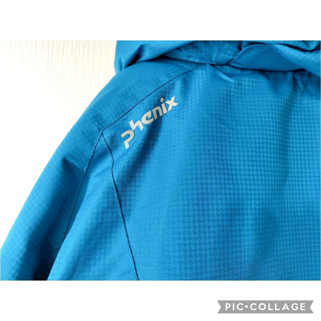 【美品】PHENIX アルペンモデル スキーウェア 150 男の子 青黒 上下