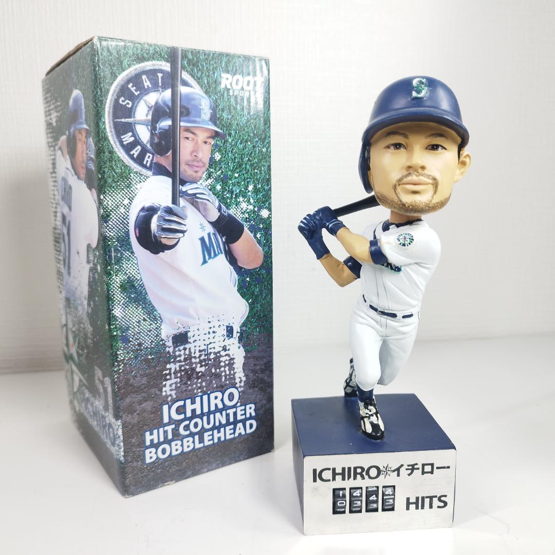 イチロー ヒットカウンター ボブルヘッド マリナーズ バブルヘッド 球 IA3q