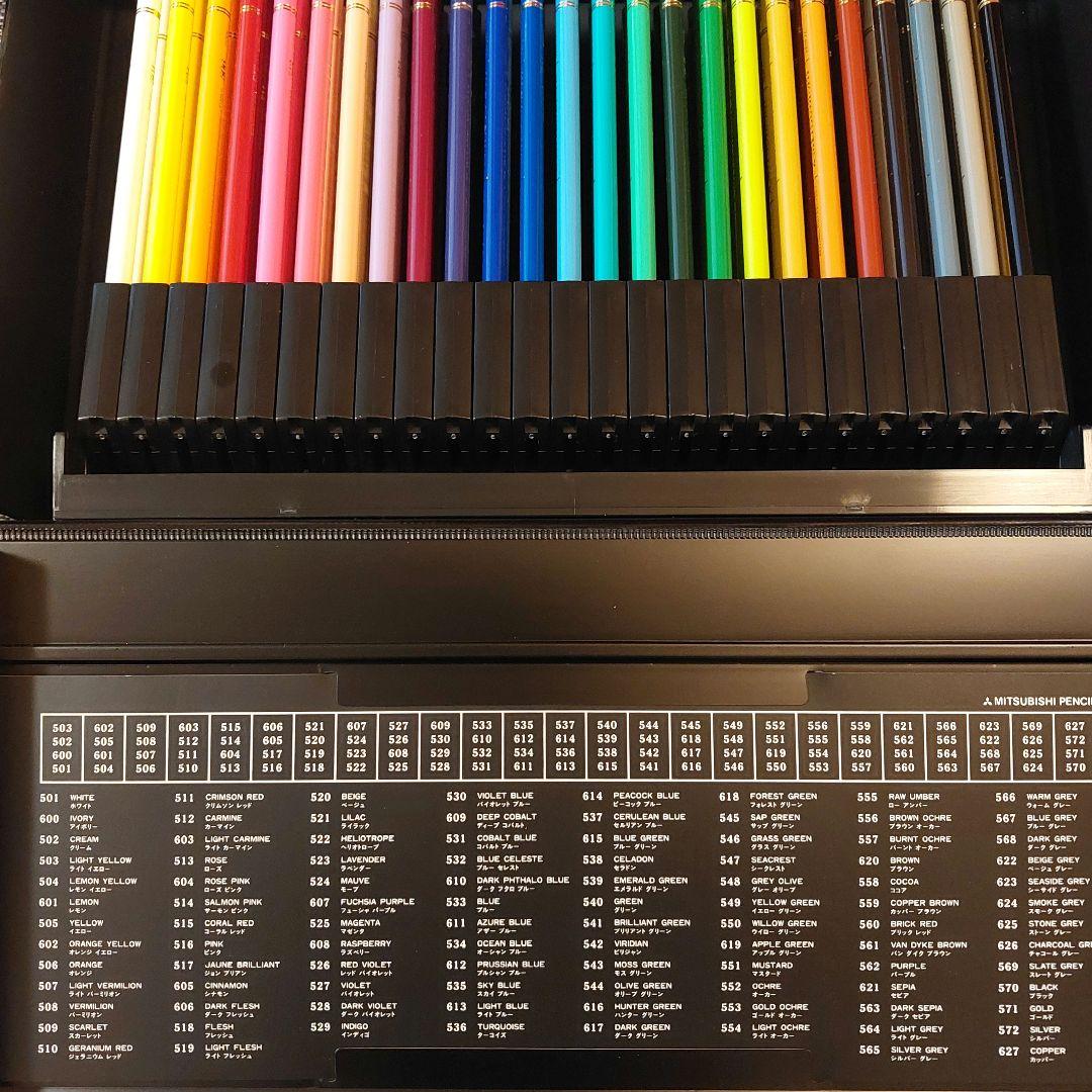 【美品】 三菱uni 色鉛筆 ユニカラー 100色セット
