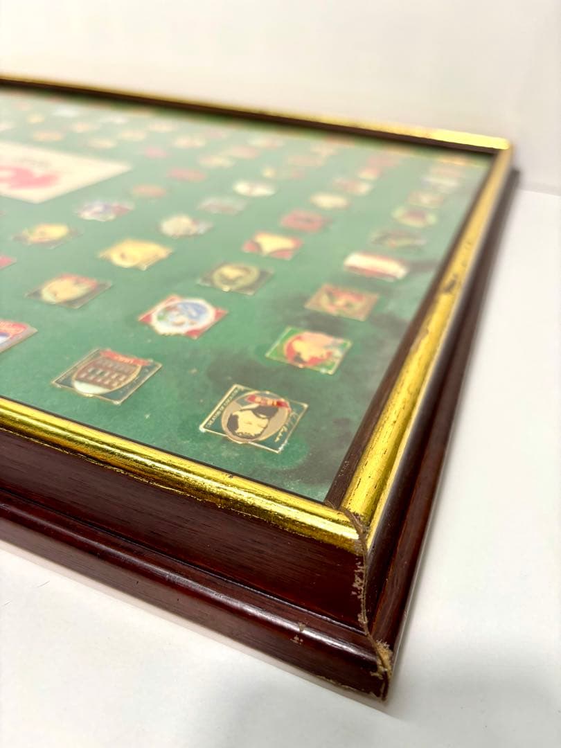 #コカコーラ100周年記念ピンバッジセット 額装限定品 1886-1986