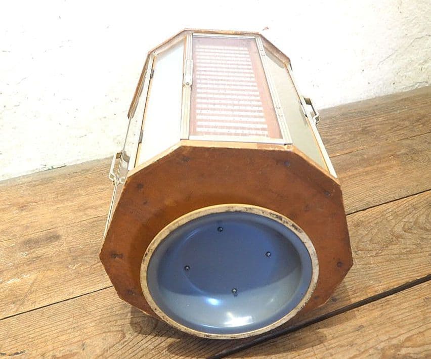 1337 回転式　レトロなハンコケース　判子　店舗什器　レトロ　ヴィンテージ