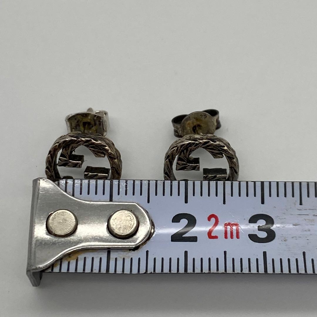 グッチ GUCCI ピアス インターロッキング SV925