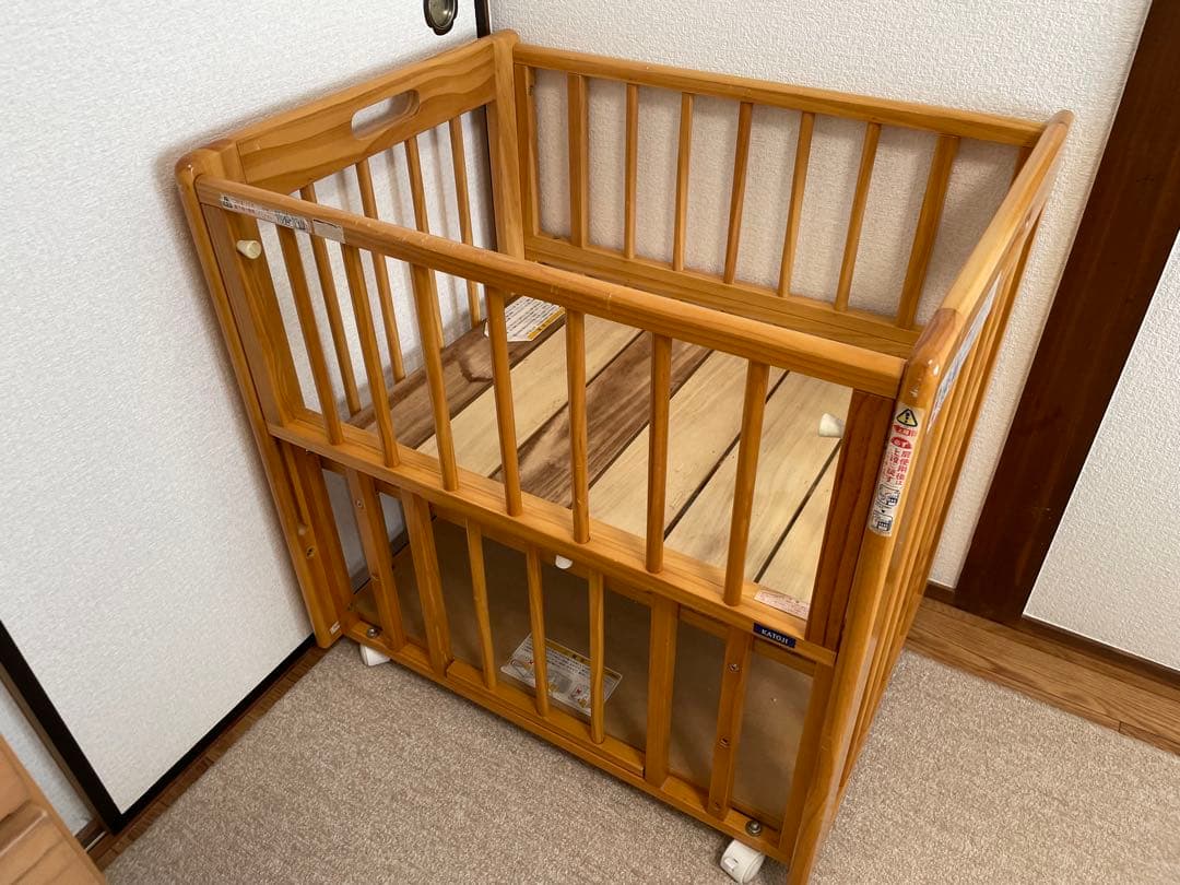 カトージ ミニミニベビーベッドⅡ （ナチュラル）