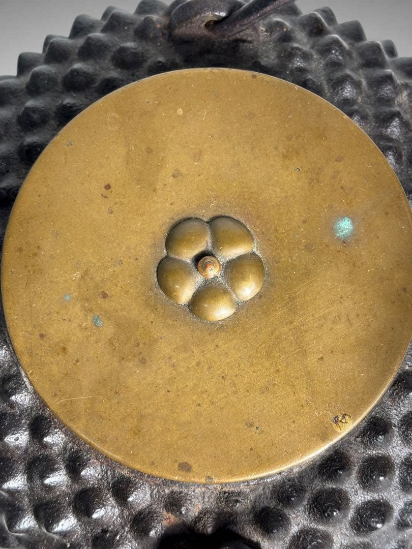 #龍文堂造 鬼あられ 鬼霰 鉄瓶/骨董