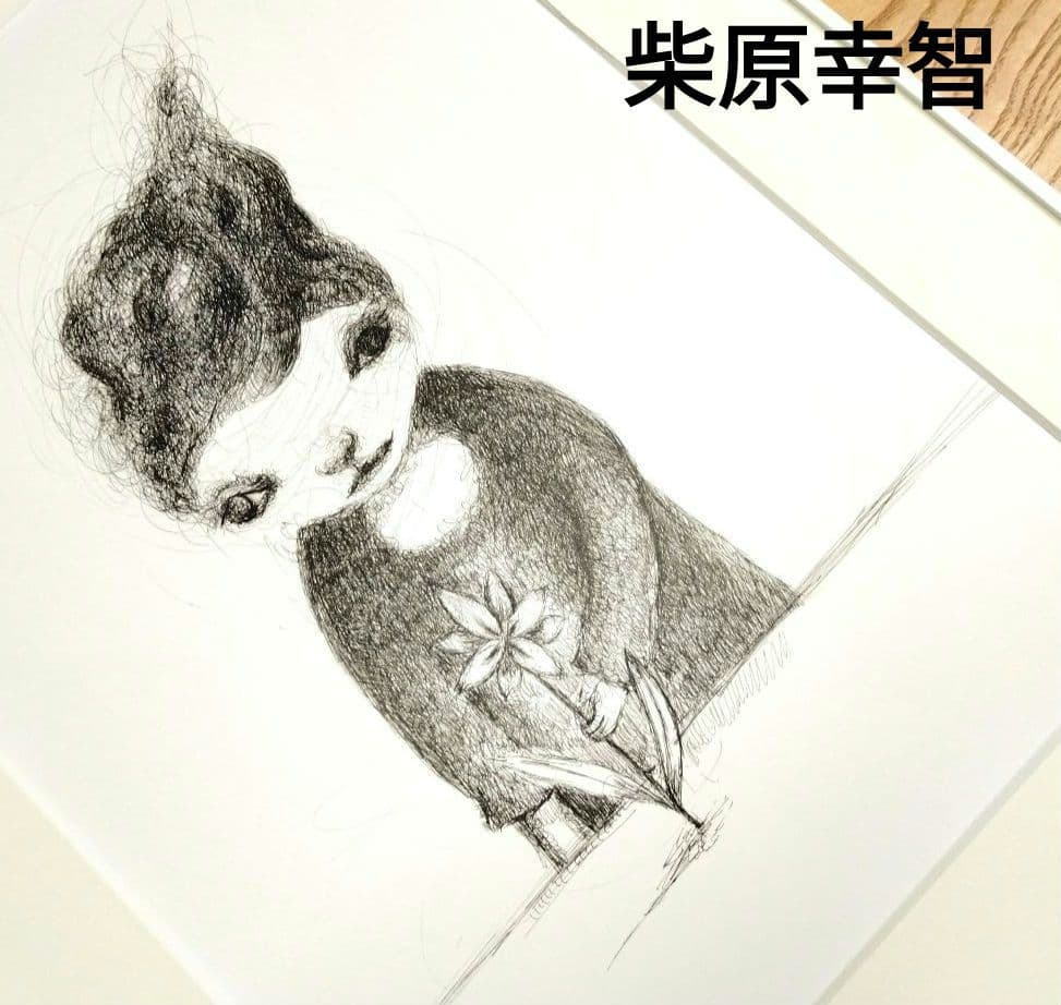 ☆ 柴原幸智 極細ペン画 原画