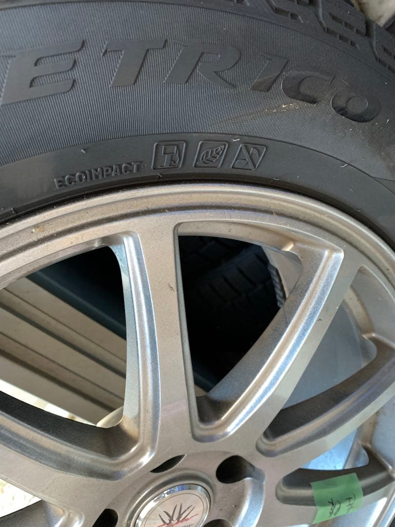 kent　シルバー5スポークホイールとピレリタイヤセット