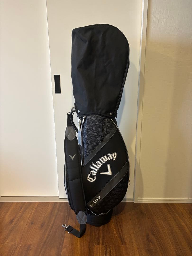 ほぼ新品　Callaway　レディースキャディバッグ　ブラック