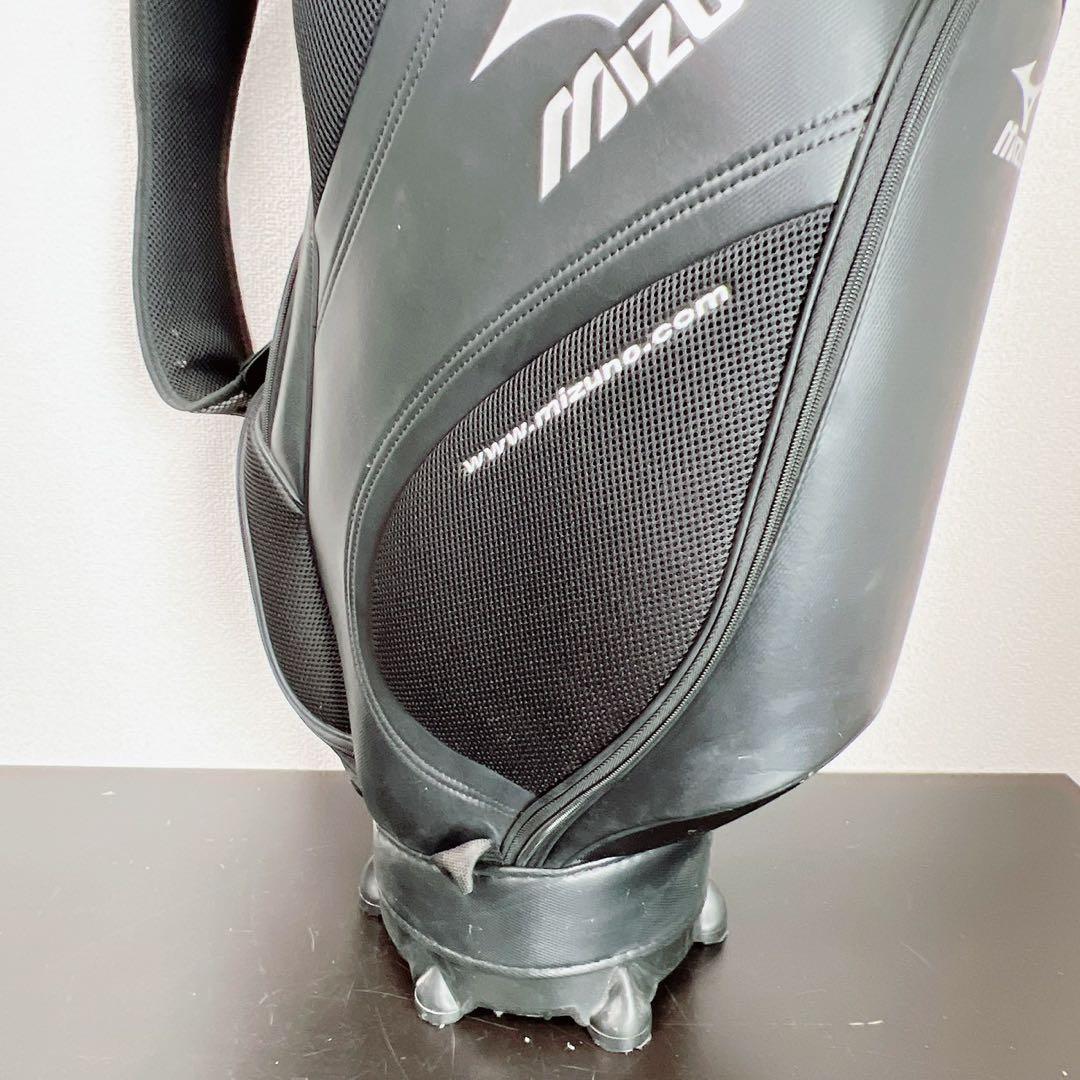 MIZUNO ミズノ キャディバッグ ブラック 5分割 カートタイプフード付9型