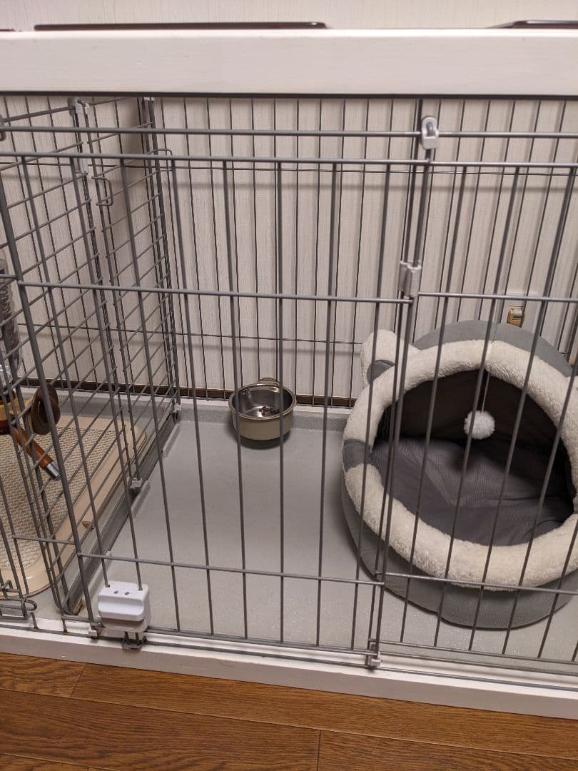 【犬用ケージ☆屋根付き】 ペティオドックルームサークルワイド☆トイレスペース分離