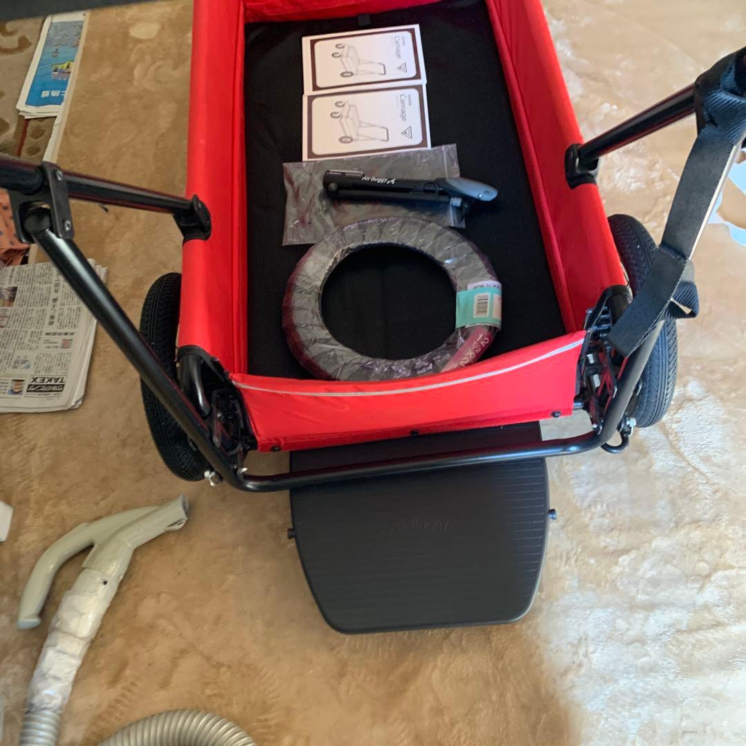 大型犬エアバギーキャリッジカートリストストラップ付き定価七万カートおしてても安定