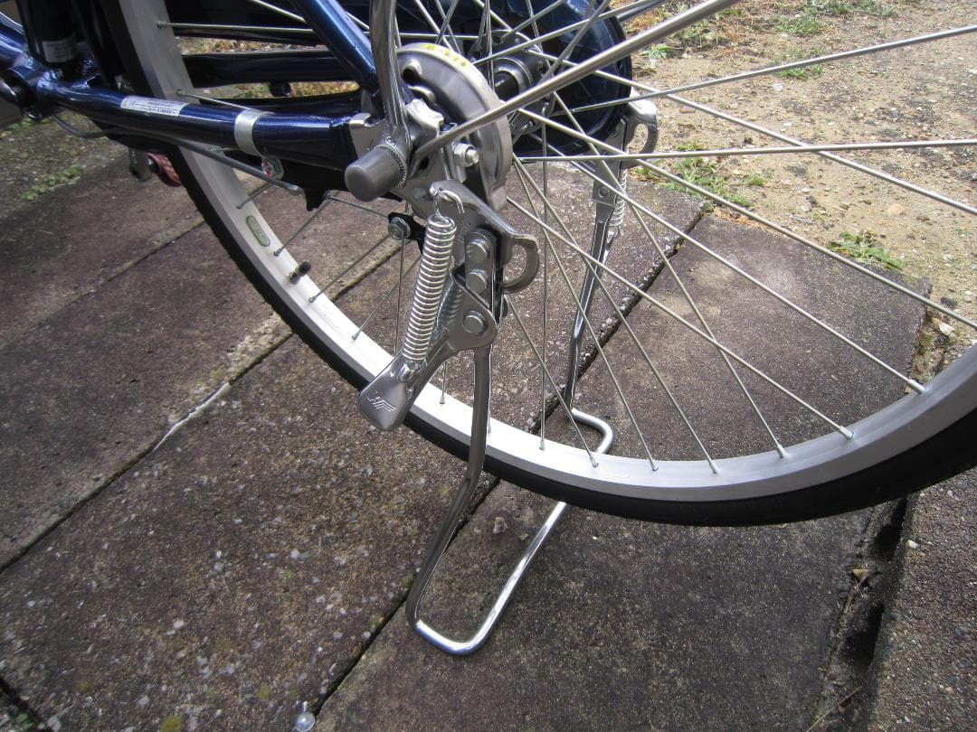 【極上】手渡限定 Marushi ママチャリ インクブルーBL21M 24型