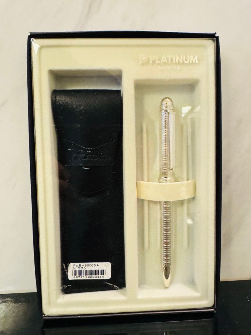 プラチナ　スターリングシルバー　複合ペン　コウシ