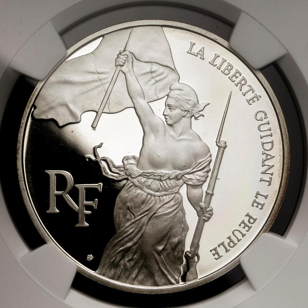 NGC-PF69 1993 ルーブル200周年 ドラクロワの民衆を導く自由の女神