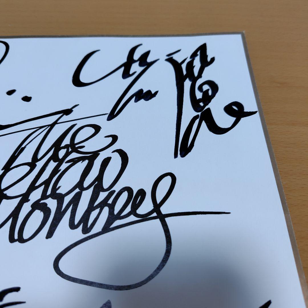 ザ・イエロー・モンキー☆直筆サイン色紙　コロムビア時代