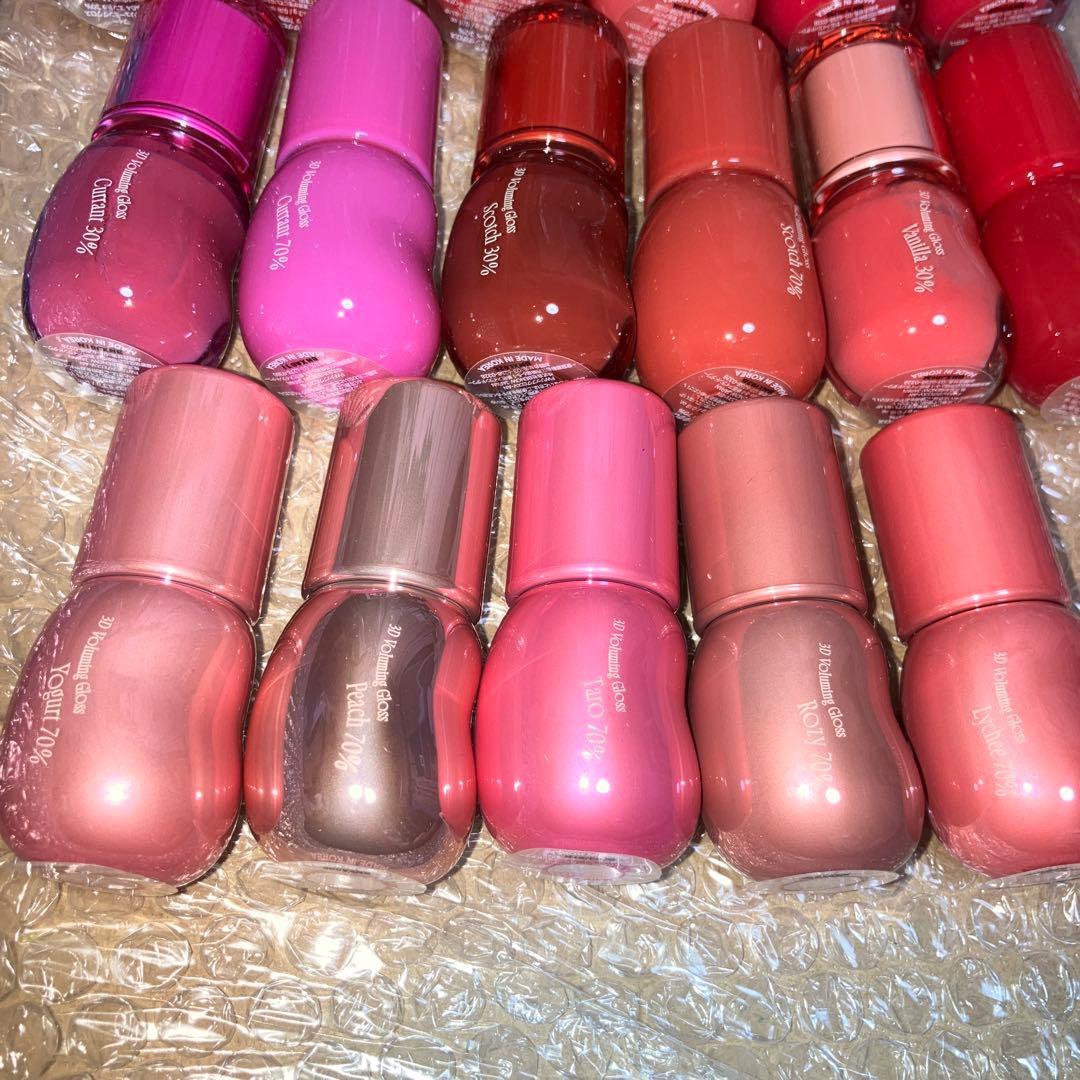 fwee フィー　3Dボリューミンググロス　バニラ　カラント　キャンディ　ライチ