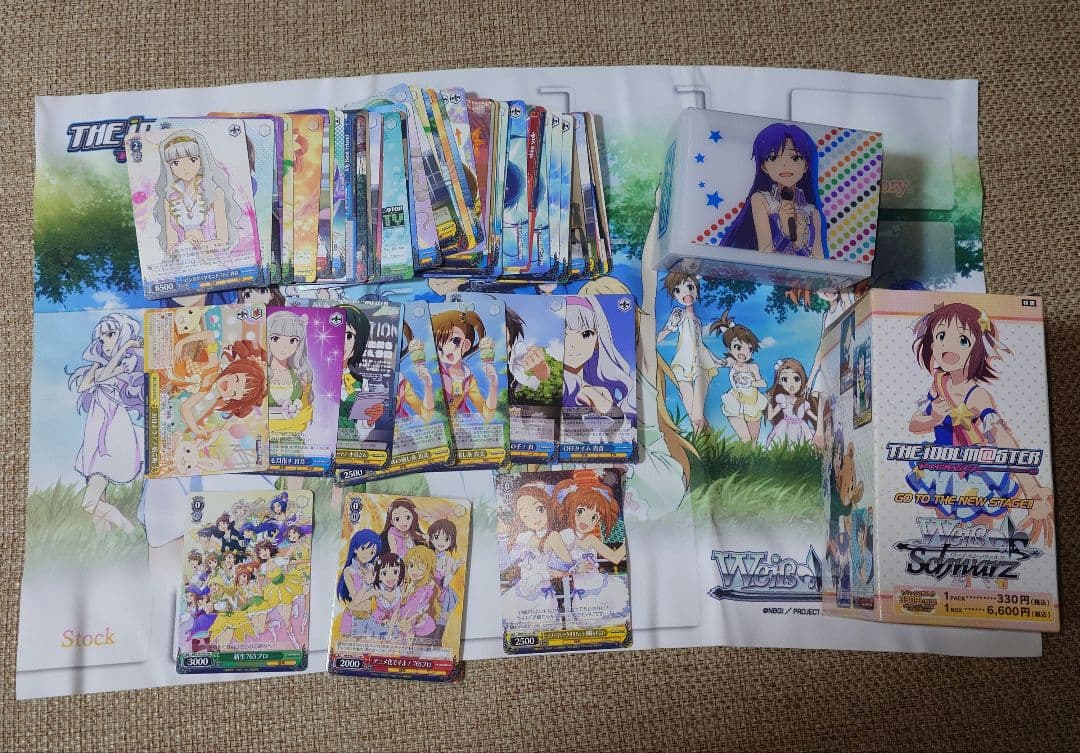 ヴァイスシュヴァルツ　如月千早　デッキ　デッキケース　プレイマットまとめ売り