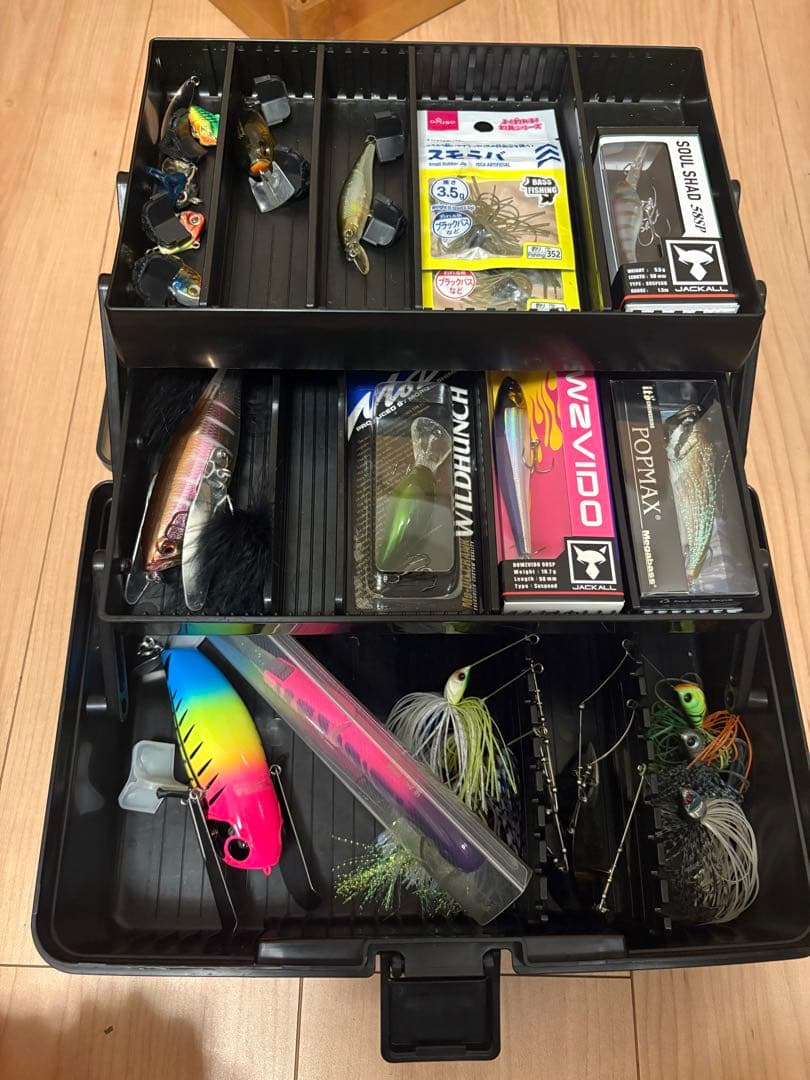 新品⭐︎豪華ルアー、バーサスケースセット　ジャッカル、メガバス、エバーグリーン