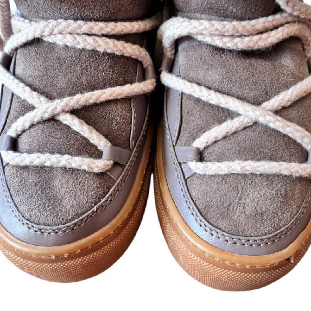 新品タグ付き✨ INUIKIIイヌイキムートンブーツチャコールグレー36裏ボア