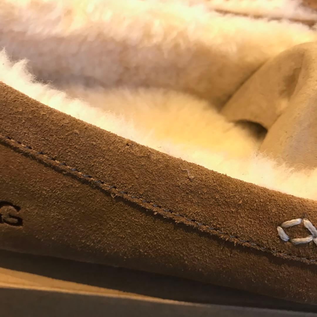 【新品未使用】 UGG アグ モカシン アンスレー スリッポンムートンシューズ