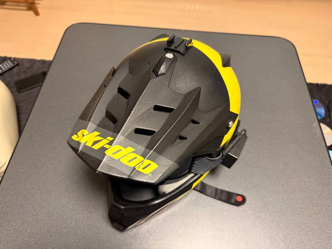 ski-dooヘルメット、熱線付きゴーグルセット