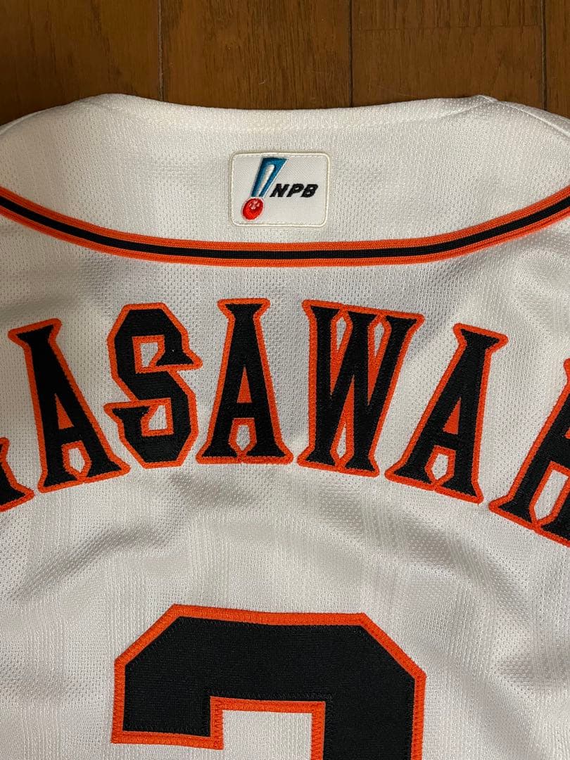 adidas 読売ジャイアンツ 小笠原道大 #2 プロコレ ユニフォーム L