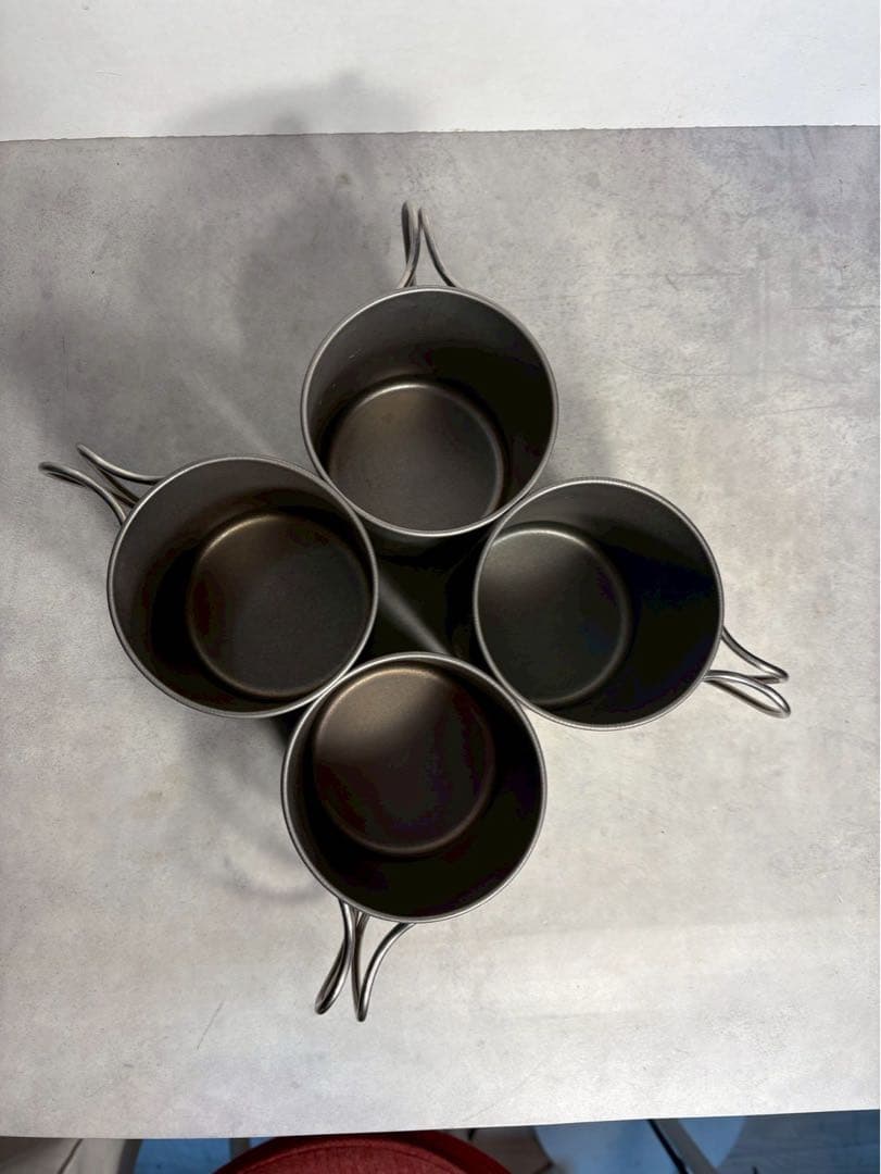  Peak スノーピーク チタンシングルマグ 450 4個セット 日本製