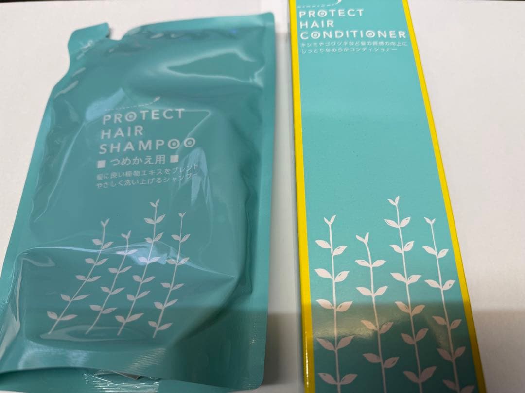 ヘナ シャンプー詰替 プロテクトヘアコンディショナーセット